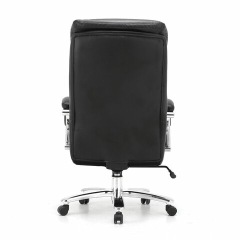 Компьютерное кресло Brabix Premium Pride HD-100 (натуральная кожа, черное) 531940 в Брянске - изображение 3