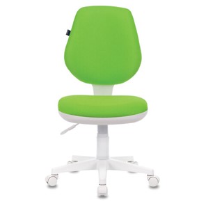 Компьютерное кресло Brabix Fancy MG-201W (без подлокотников, пластик белый, салатовое) 532414 в Брянске - предосмотр 1