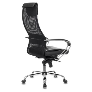 Компьютерное кресло Brabix Premium Stalker EX-609 PRO (хром, мультиблок, ткань-сетка/экокожа, черное) 532416 в Брянске - предосмотр 2