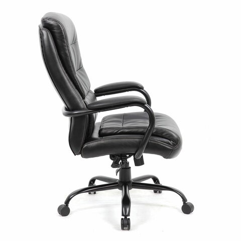 Офисное кресло Brabix Premium Heavy Duty HD-004 (экокожа, черное) 531942 в Брянске - изображение 1