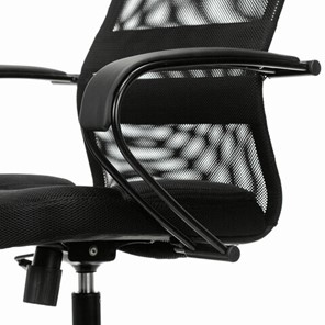 Кресло компьютерное Brabix Premium Stalker EX-608 PL (ткань-сетка/кожзам, черное) 532090 в Брянске - предосмотр 8