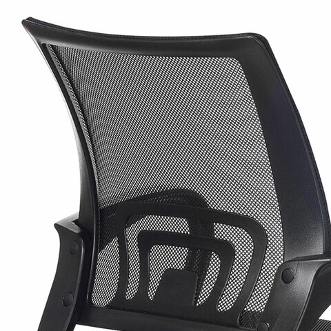 Кресло Brabix Fly MG-396 (с подлокотниками, сетка, черное) 532083 в Брянске - изображение 6