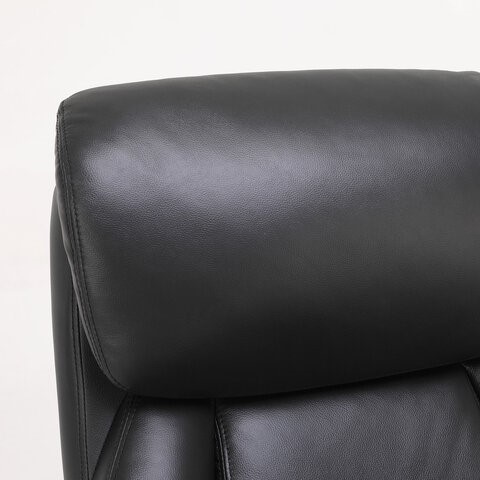 Компьютерное кресло Brabix Premium Pride HD-100 (натуральная кожа, черное) 531940 в Брянске - изображение 4