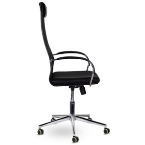 Компьютерное кресло Brabix Premium Pilot EX-610 CH (хром, ткань-сетка, черное) 532417 в Брянске - предосмотр 1