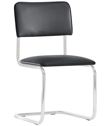 Офисный стул Sylwia chrome P100, кож/зам V4 в Брянске - изображение