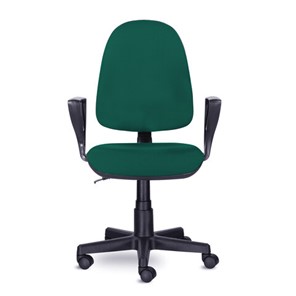 Компьютерное кресло Brabix Prestige Ergo MG-311 (регулируемая эргономичная спинка, ткань,черно-зеленое) 532421 в Брянске - предосмотр