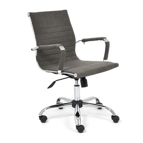 Компьютерное кресло URBAN-LOW флок, серый, арт.14445 в Брянске