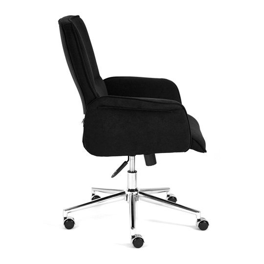 Компьютерное кресло YORK флок, черный, арт.13559 в Брянске - изображение 2
