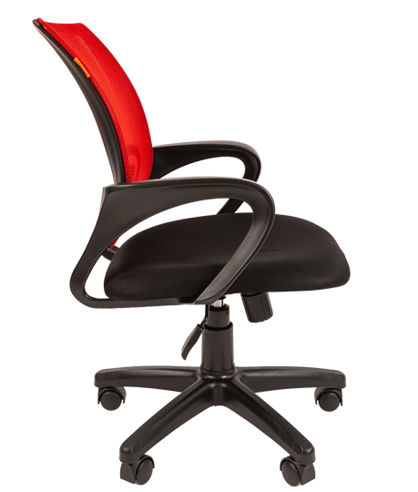 Кресло офисное CHAIRMAN 696 black Сетчатый акрил DW69 красный в Брянске - изображение 1
