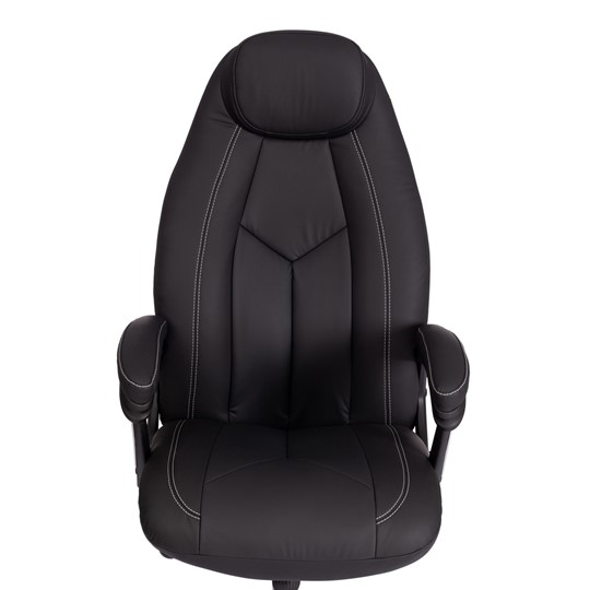 Кресло BOSS Lux, кож/зам, черный, арт.21151 в Брянске - изображение 6