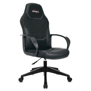 Офисное кресло BRABIX "Alpha GM-018", ткань/экокожа, черное, 532636, GM-018_532636 в Брянске
