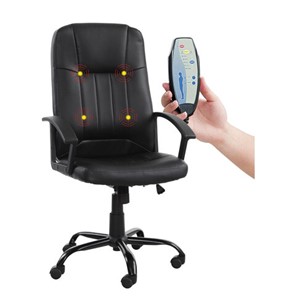 Офисное кресло BRABIX "Device MS-002", 4 массажных модуля, экокожа, черное, 532520 в Брянске