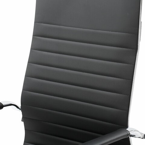 Офисное кресло BRABIX "Energy EX-509", экокожа, хром, черное, 530862 в Брянске - изображение 7
