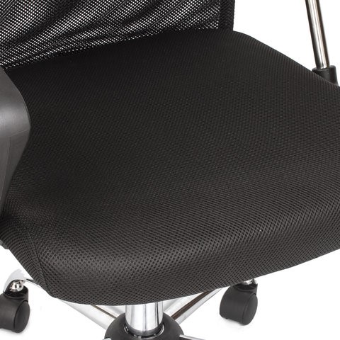 Кресло офисное BRABIX "Flash MG-302", с подлокотниками, хром, черное, 530867 в Брянске - изображение 12