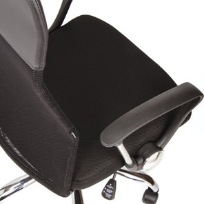 Кресло офисное BRABIX "Flash MG-302", с подлокотниками, хром, черное, 530867 в Брянске - предосмотр 9
