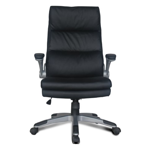Офисное кресло BRABIX "Fregat EX-510", рециклированная кожа, черное, 530863 в Брянске - изображение 4