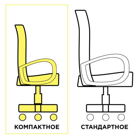 Офисное кресло Brabix Jet MG-315 (с подлокотниками, серое) 531840 в Брянске - изображение 11
