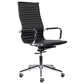 Офисное кресло BRABIX PREMIUM "Intense EX-531", экокожа, хром, черное, 532540 в Брянске