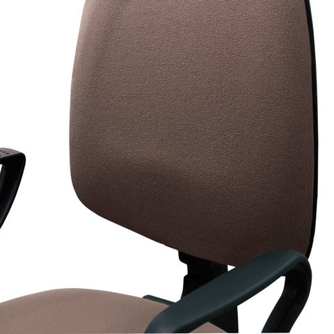 Офисное кресло Brabix Prestige Ergo MG-311 (регулируемая эргономичная спинка, ткань, коричневое) 531875 в Брянске - изображение 4