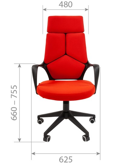 Офисное кресло CHAIRMAN 525, серое в Брянске - изображение 1