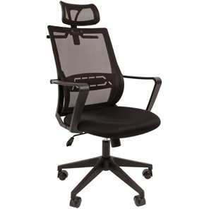 Офисное кресло CHAIRMAN 545 сетка/ткань черный в Брянске