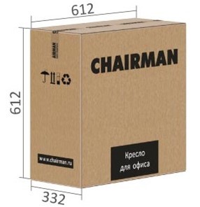 Кресло компьютерное CHAIRMAN 661 Ткань стандарт 15-21 черная в Брянске - предосмотр 5