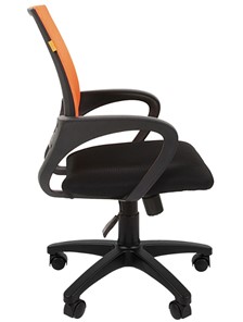 Офисное кресло CHAIRMAN 696 black Сетчатый акрил DW66 оранжевый в Брянске - предосмотр 5