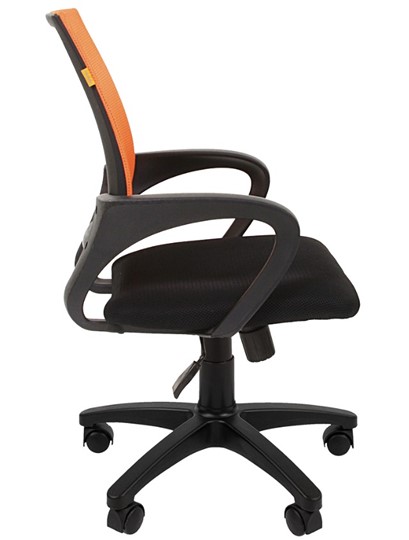Офисное кресло CHAIRMAN 696 black Сетчатый акрил DW66 оранжевый в Брянске - изображение 5