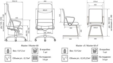 Кресло компьютерное Master GTPH Ch1 W01/T01 в Брянске - предосмотр 3