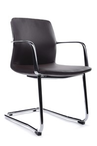 Кресло офисное Riva Plaza-SF (FK004-С11), темно-коричневый в Брянске