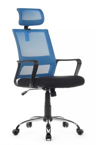 Кресло офисное RCH 1029HB, черный/синий в Брянске