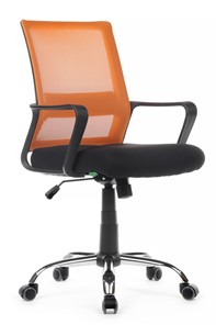 Кресло компьютерное RCH 1029MB, черный/оранжевый в Брянске