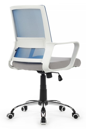 Кресло офисное RCH 1029MW, серый/синий в Брянске - изображение 3