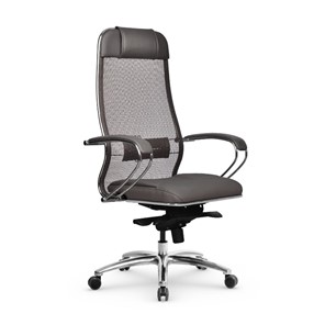 Кресло офисное Samurai SL-1.04 MPES Светло-коричневый / Серый в Брянске