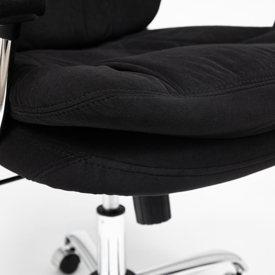 Офисное кресло SOFTY LUX флок, черный, арт.13594 в Брянске - изображение 11