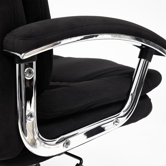 Офисное кресло SOFTY LUX флок, черный, арт.13594 в Брянске - изображение 14