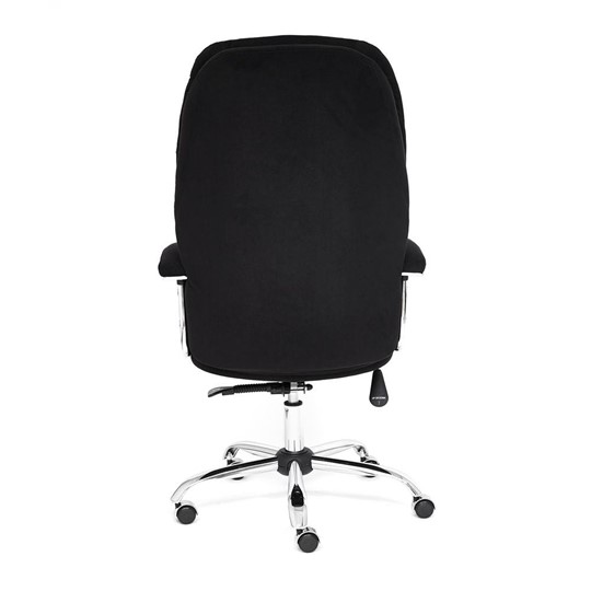 Офисное кресло SOFTY LUX флок, черный, арт.13594 в Брянске - изображение 4