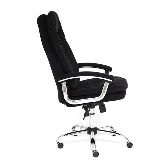 Офисное кресло SOFTY LUX флок, черный, арт.13594 в Брянске - изображение 5