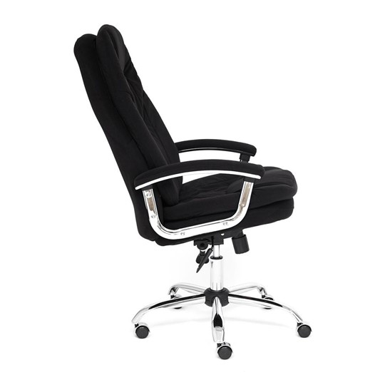 Офисное кресло SOFTY LUX флок, черный, арт.13594 в Брянске - изображение 6