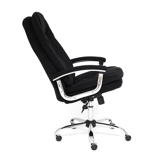 Офисное кресло SOFTY LUX флок, черный, арт.13594 в Брянске - изображение 7
