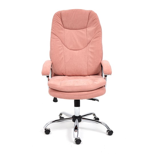 Офисное кресло SOFTY LUX флок, розовый, арт.13952 в Брянске - изображение 1