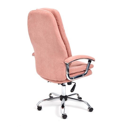 Офисное кресло SOFTY LUX флок, розовый, арт.13952 в Брянске - изображение 3