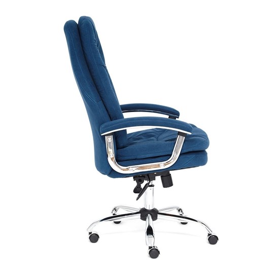 Офисное кресло SOFTY LUX флок, синий, арт.13592 в Брянске - изображение 5