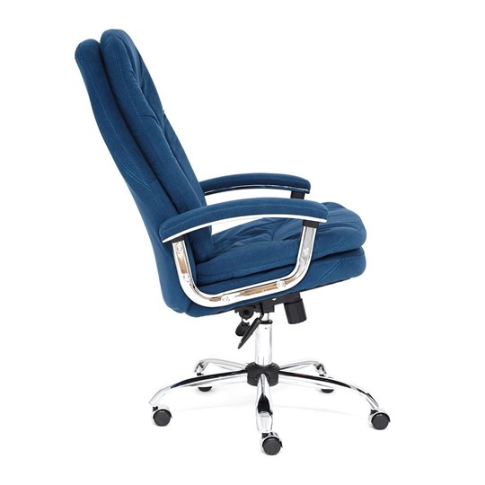 Офисное кресло SOFTY LUX флок, синий, арт.13592 в Брянске - изображение 6