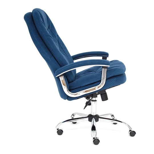 Офисное кресло SOFTY LUX флок, синий, арт.13592 в Брянске - изображение 7
