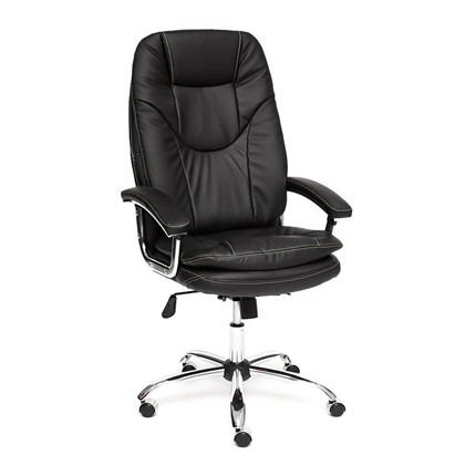 Офисное кресло SOFTY LUX кож/зам, черный, арт.12902 в Брянске - изображение