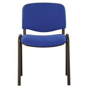 Офисный стул Brabix Iso CF-005 (черный каркас, ткань синяя с черным) 531974 в Брянске