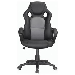 Офисное кресло Brabix Rider Plus EX-544 КОМФОРТ (экокожа, черное/серое) 531582 в Брянске - предосмотр