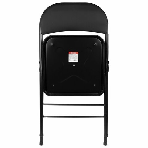 Офисный стул складной Brabix Golf Plus CF-003 Комфорт (черный каркас, кожзам черный) 531566 в Брянске - изображение 6