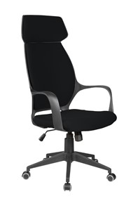 Кресло офисное Riva Chair 7272 (Черный/черный) в Брянске